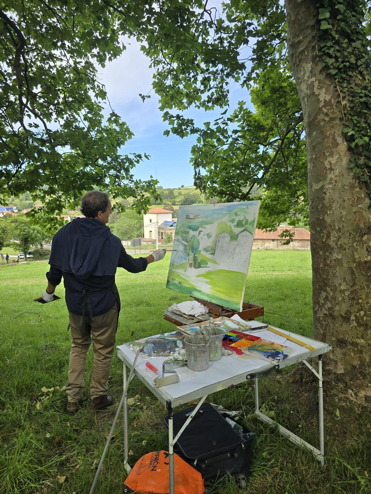 EN IMÁGENES: Así fue el XX Certámen de Pintura de Corvera, con participantes de alrededor de España