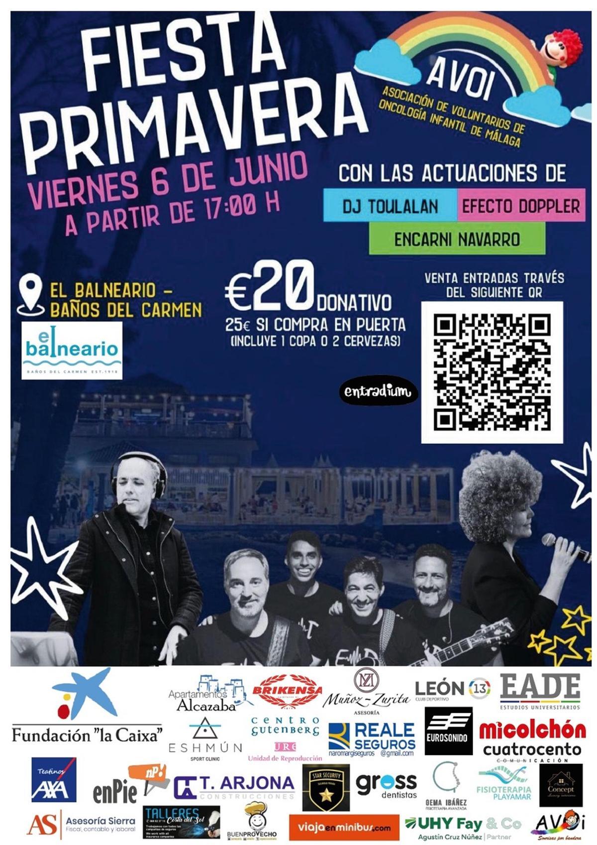 Cartel de la Fiesta de la Primavera AVOI