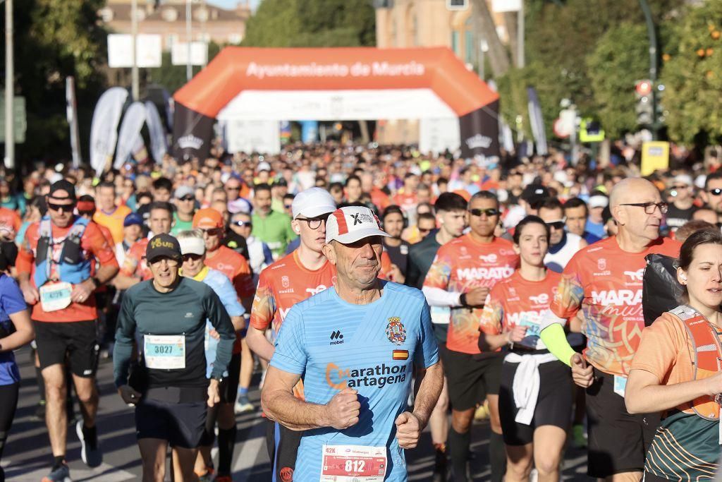 Las mejores imágenes de la TotalEnergies Maratón Murcia Costa Cálida