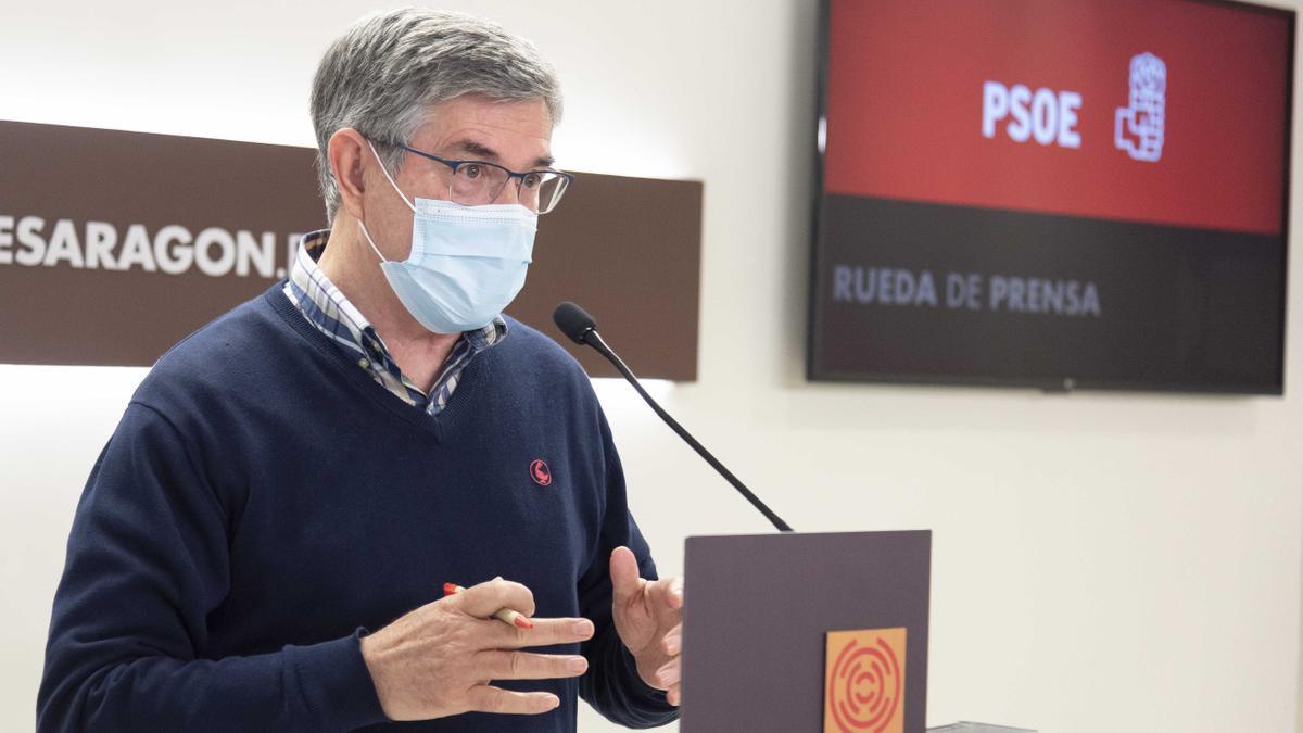 Vicente Guillén, durante su comparecencia este martes.