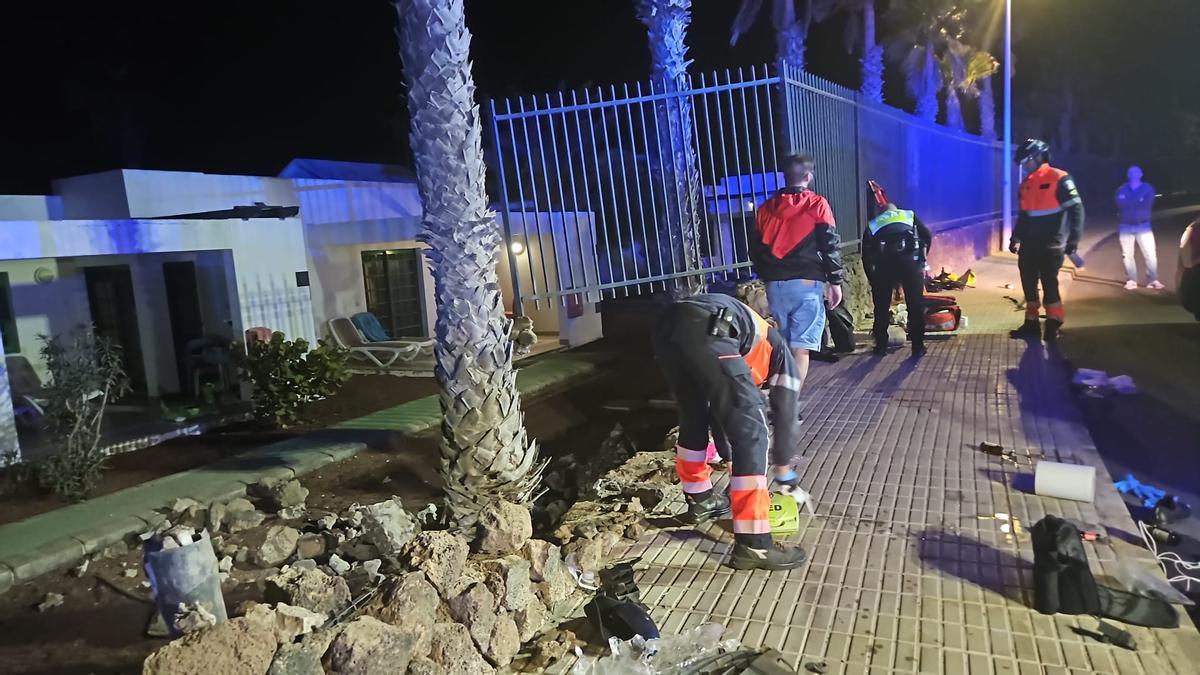 Atropello múltiple en Playa Blanca, en el municipio de Yaiza con un bebé de cinco meses fallecido.