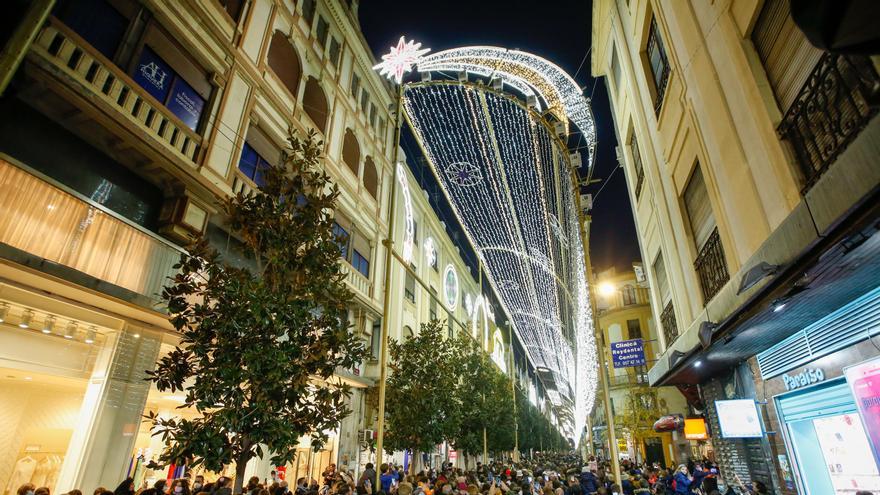 Imagen del alumbrado navideño de Córdoba en 2021.