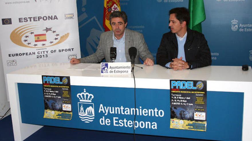 Presentación del torneo de Pádel de Estepona.