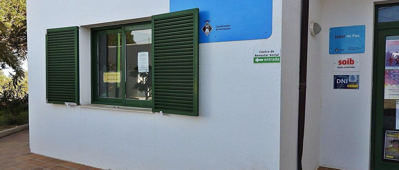 El Juzgado de Paz está en el edificio de Bienestar Social de Formentera. | C.C.