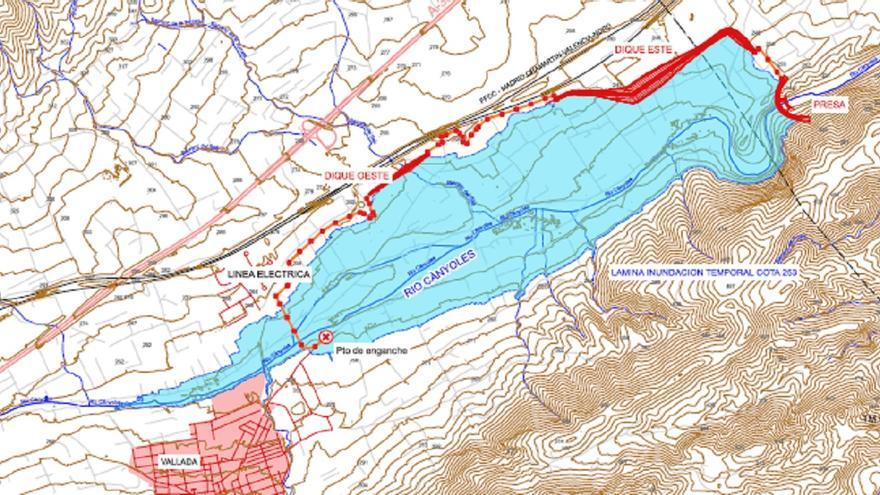 La presa de Montesa tendrá dos diques en Vallada e invadirá un paraje protegido