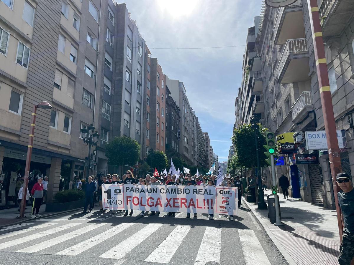 Primero de Mayo: las manifestaciones del Día del Trabajo toman Vigo