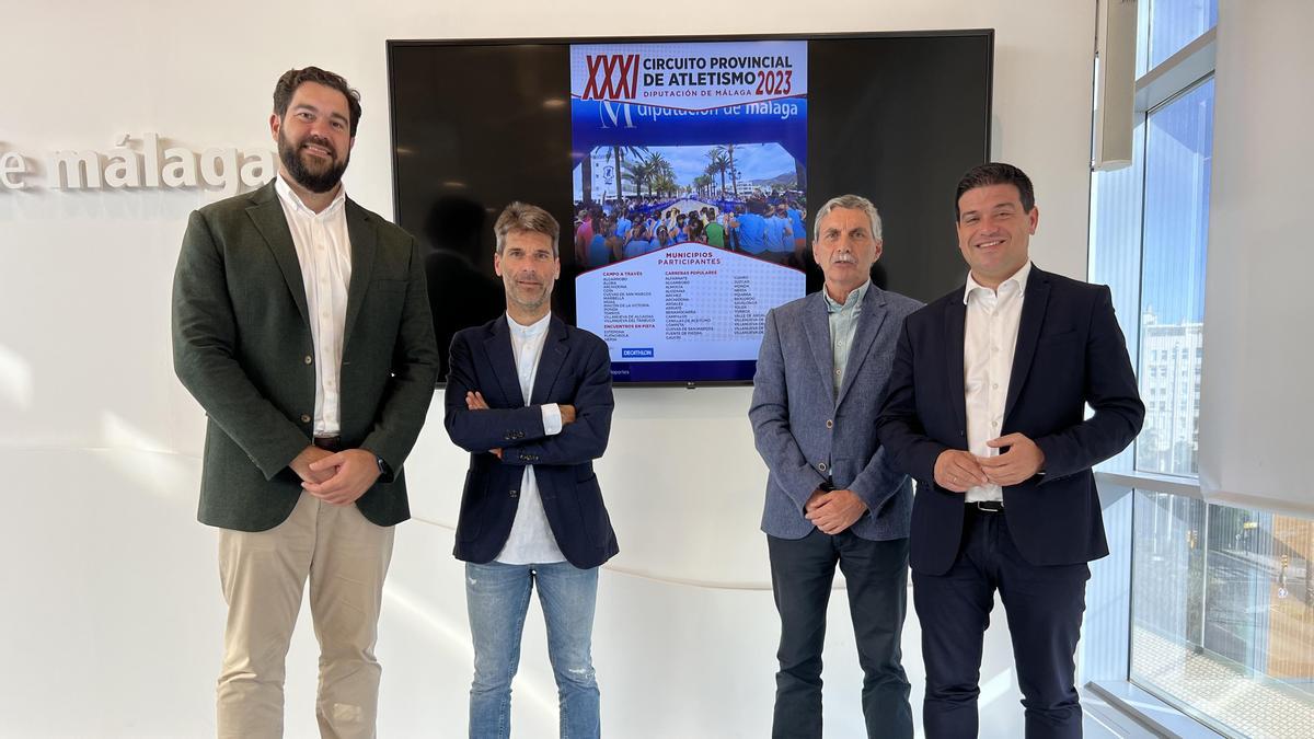 Presentación del XXXI Circuito Provincial de Atletismo de la Diputación de Málaga.