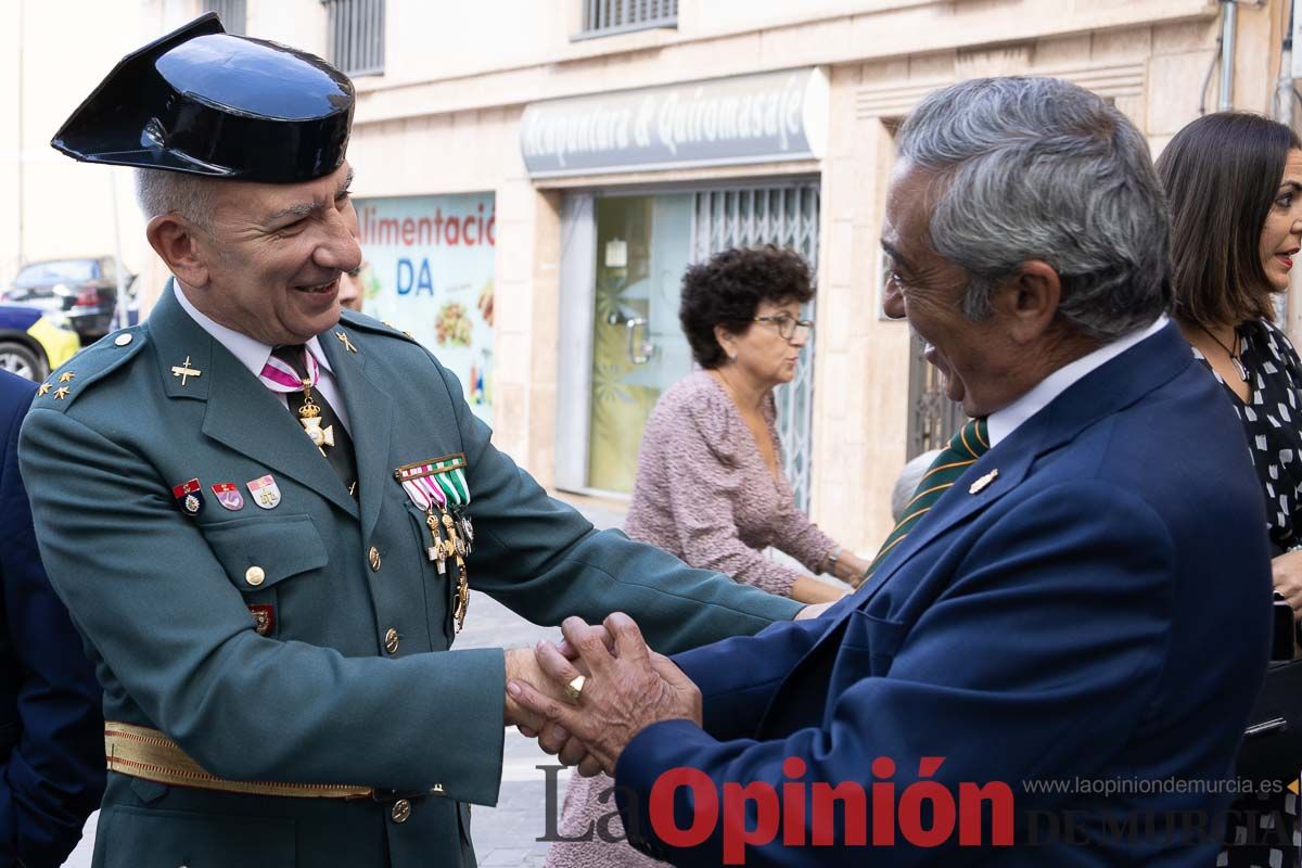 Celebración de la patrona de la Guardia Civil en Caravaca