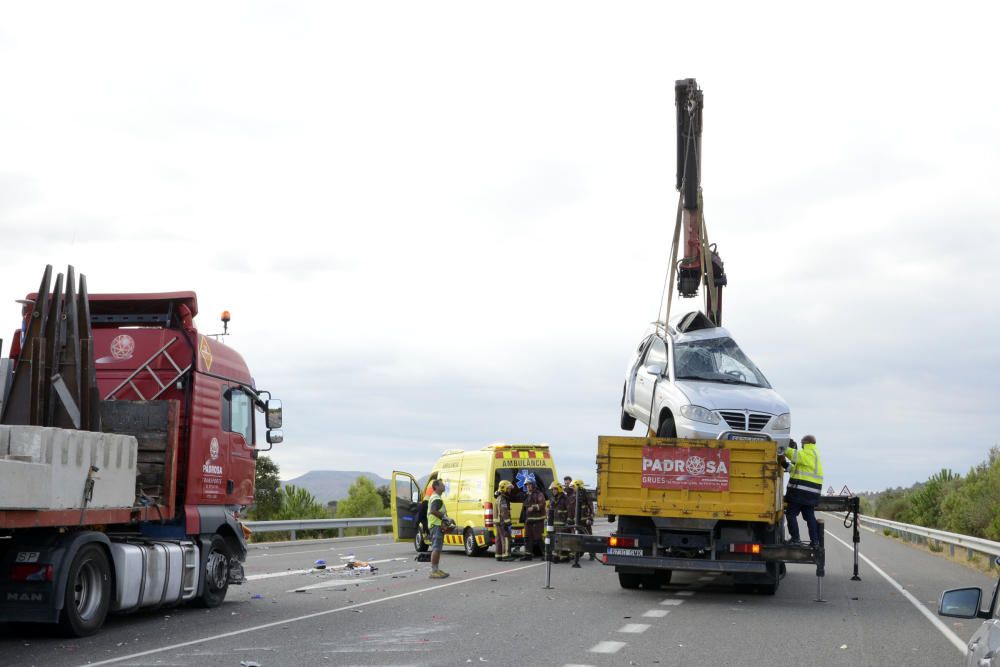 Accident de trànsit a Viladamat