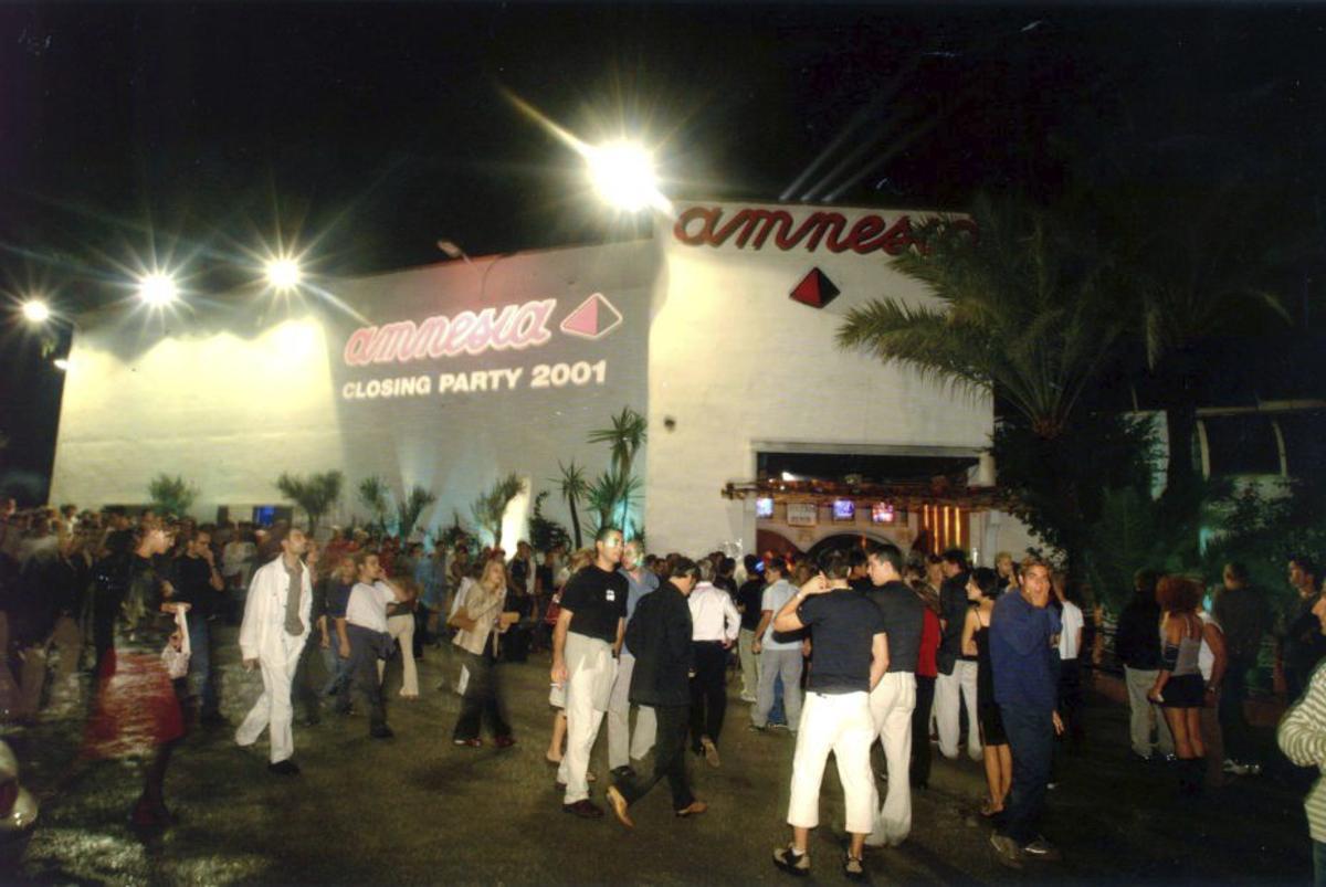 ‘Closing party’ de Amnesia en 2001. | AMNESIA