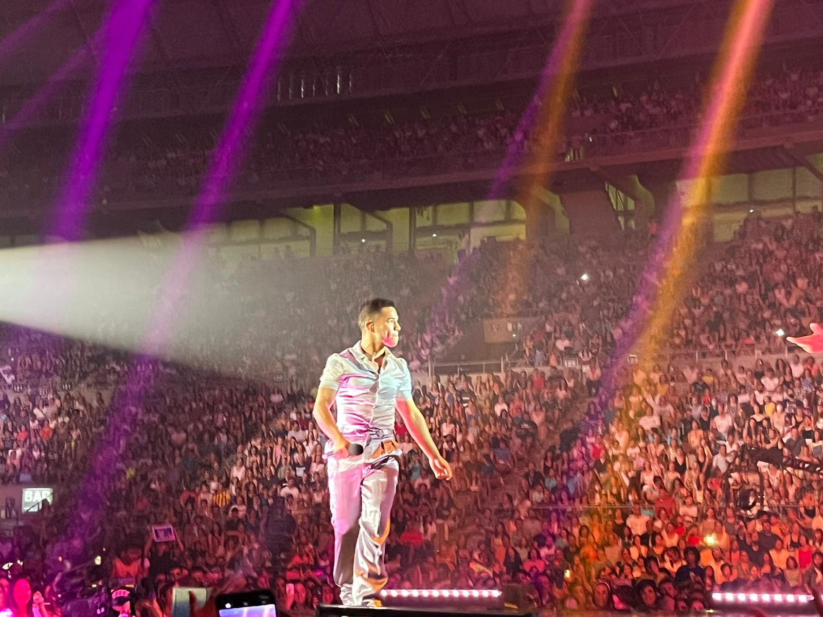 Pedro da Costa al concert d'Eufòria al Palau Sant Jordi