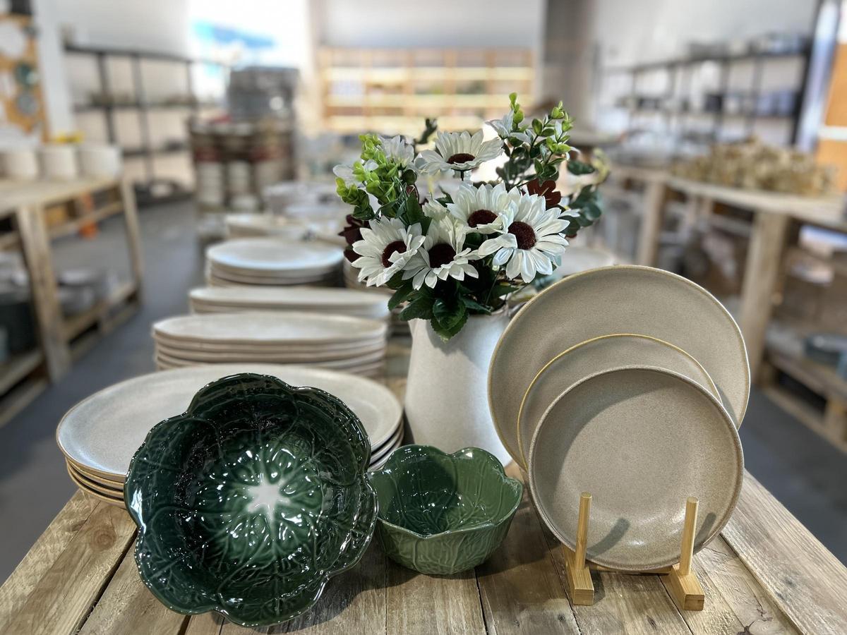 Piezas de cerámica.