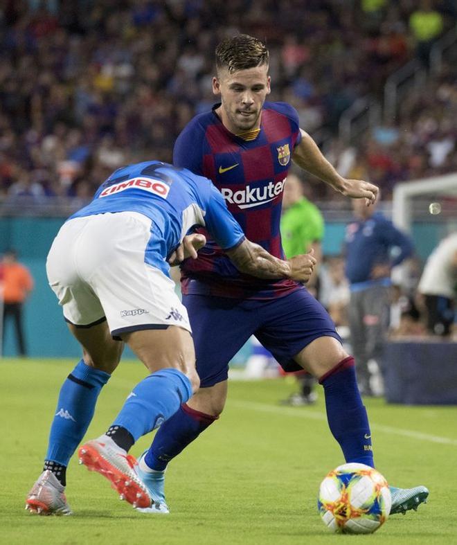 Las mejores imágenes del partido FC Barcelona - Nápoles en el estadio Hard Rock de Miami.