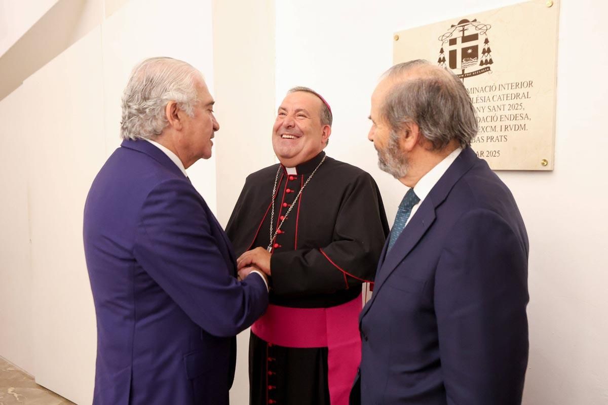 Todas las imágenes de la inauguración de la nueva iluminación de la Catedral de Ibiza