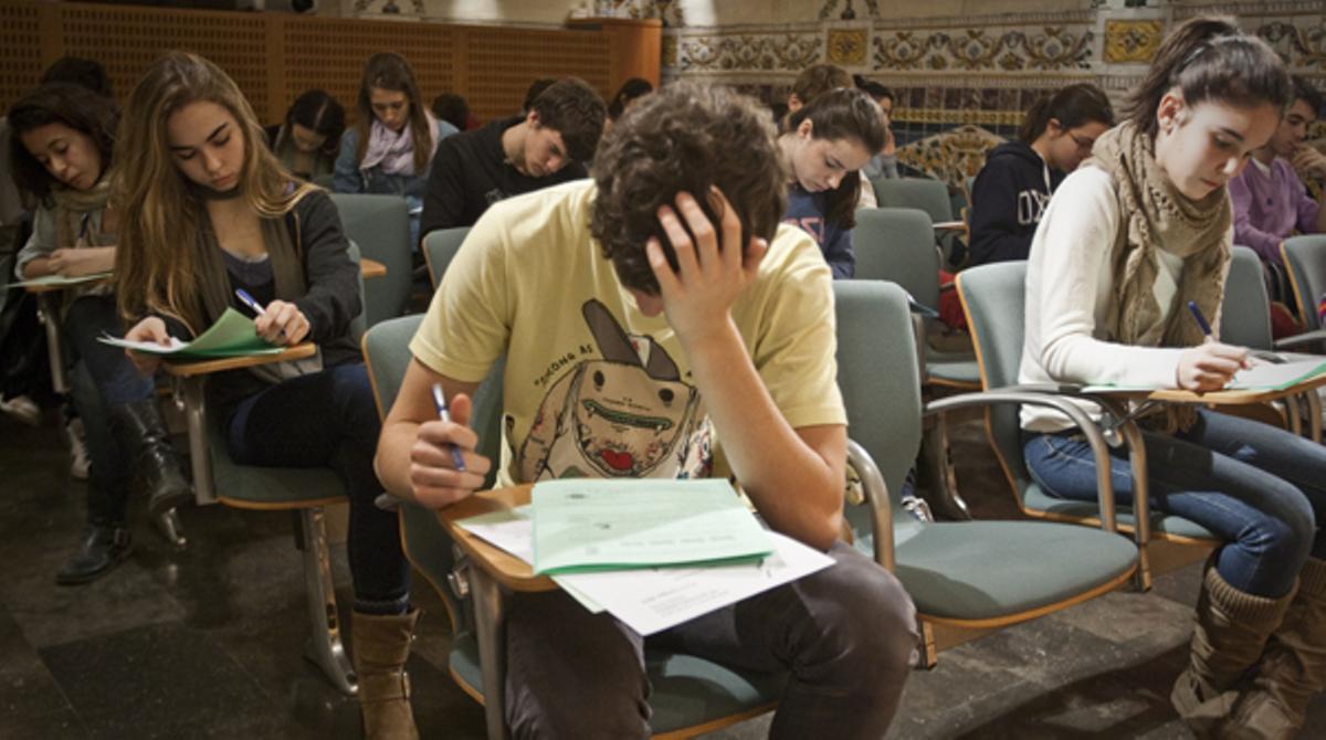 EL PERIÓDICO acude a la olimpiada matemática de este año que reúne a cientos de estudiantes de toda Catalunya.