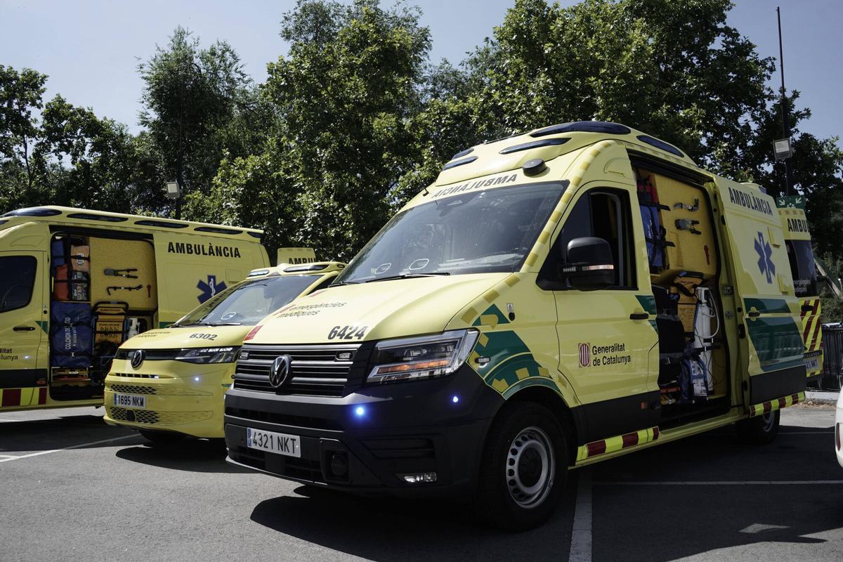 Presentació dels nous models d'ambulàncies a Manresa