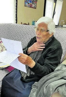 Rosa Olivera Fernández (98 años), de Sejas. | Ch. S.