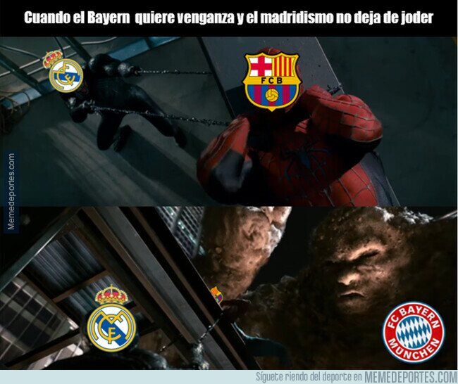 Vacile generalizado en redes con los memes del Bayern – Barça