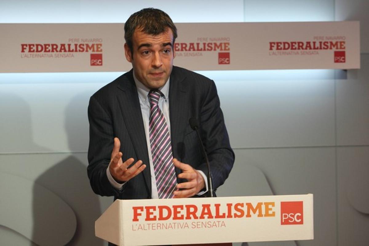 Maurici Lucena, el 20 de novembre passat, en la recta final de la campanya electoral. Maurici Lucena, el 20 de novembre passat, en la recta final de la campanya electoral.