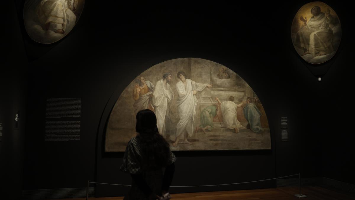 Los últimos frescos de Carracci se exponen en el Prado.