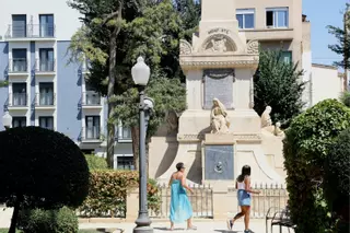 El Ayuntamiento de Alicante se olvida del panteón de Quijano en la renovación del parque de Santa Teresa