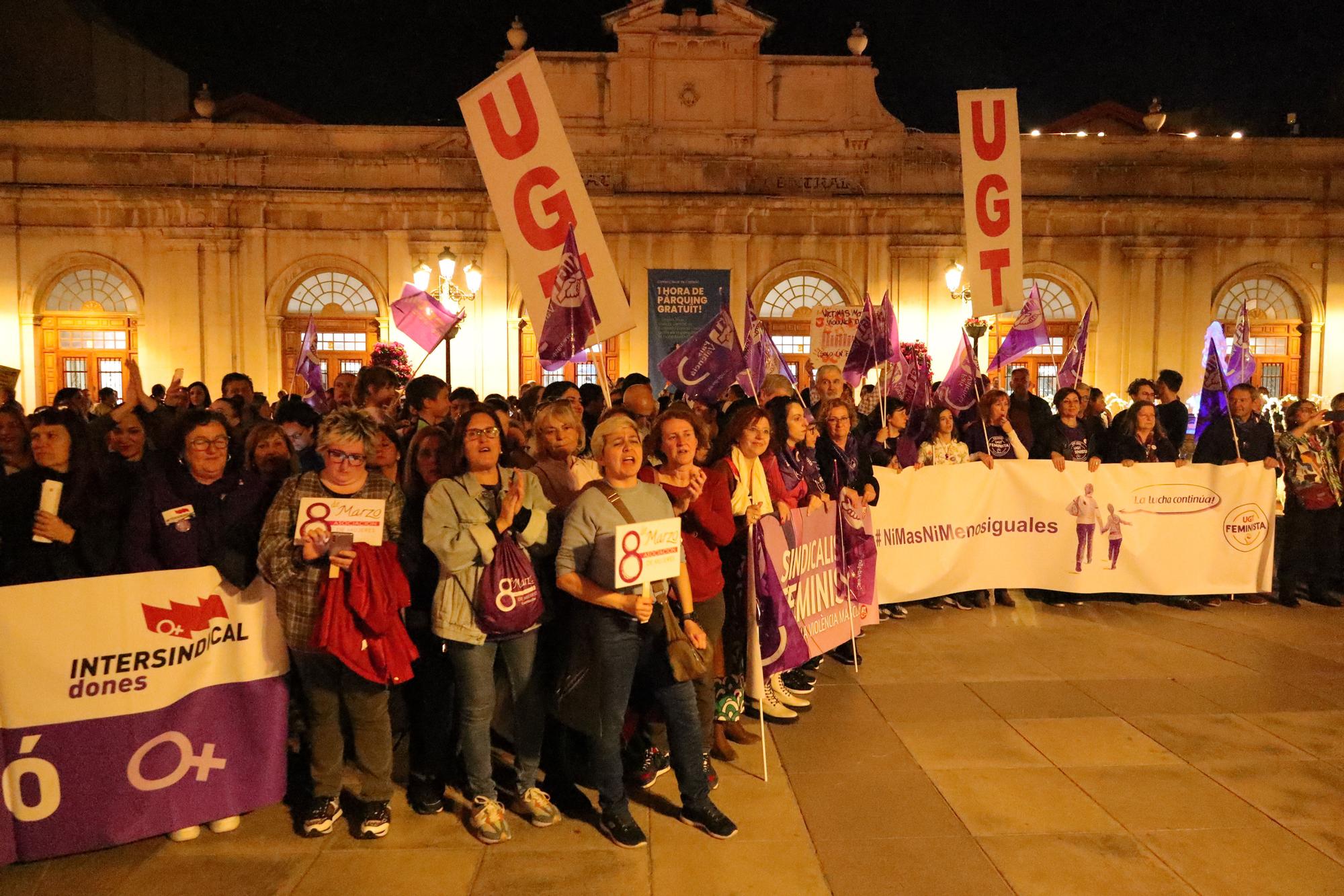 Las mejores imágenes de la manifestación del 8-M en Castellón