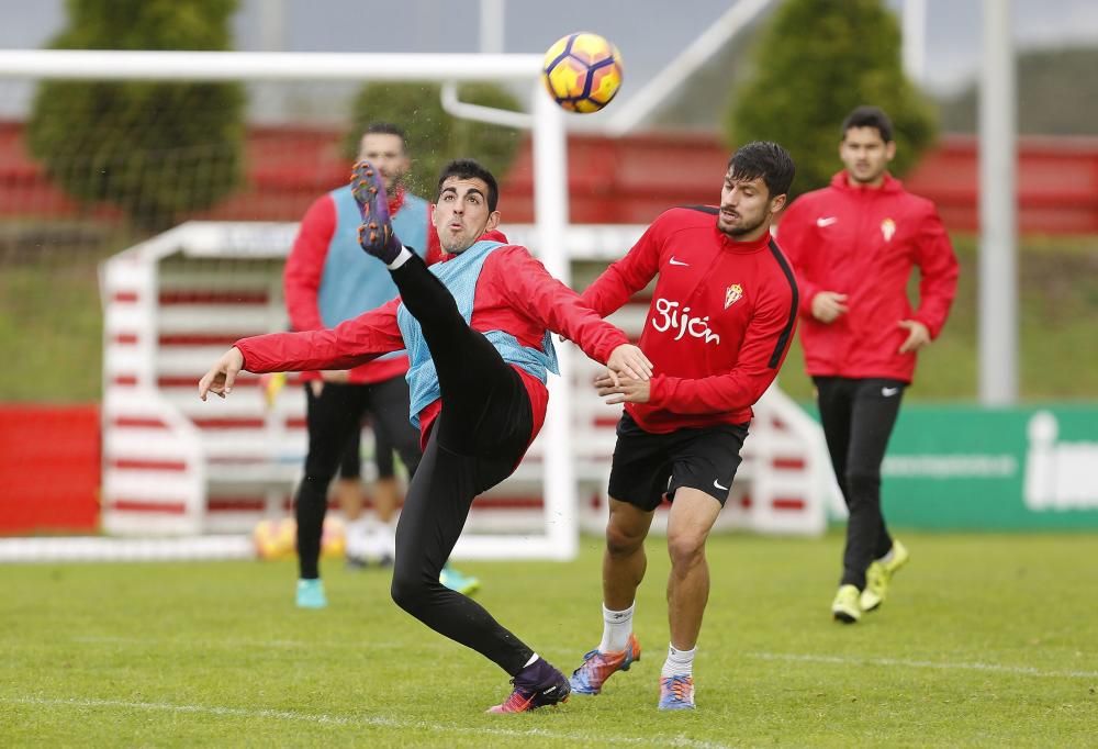 Entrenamiento del Sporting