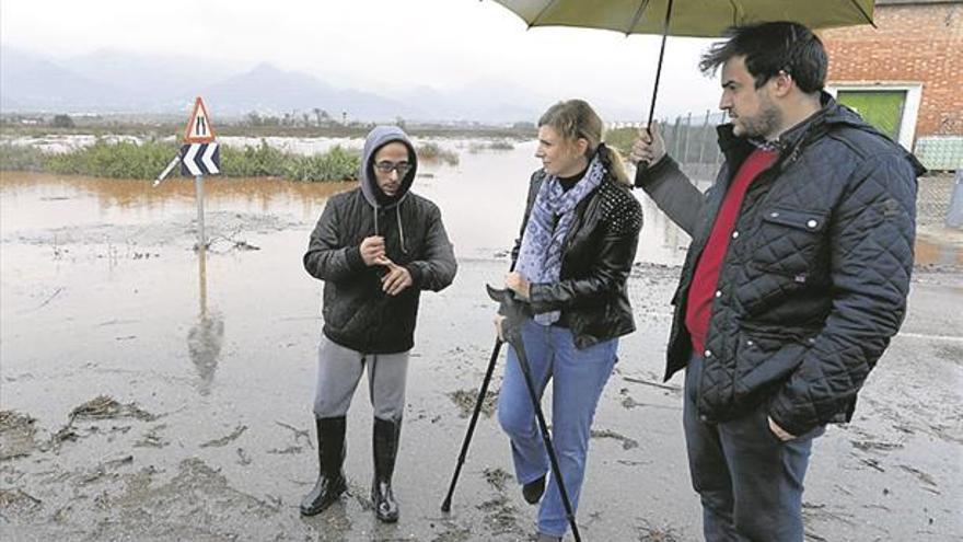 Una lluvia histórica provoca más de 200 actuaciones en Castellón ciudad