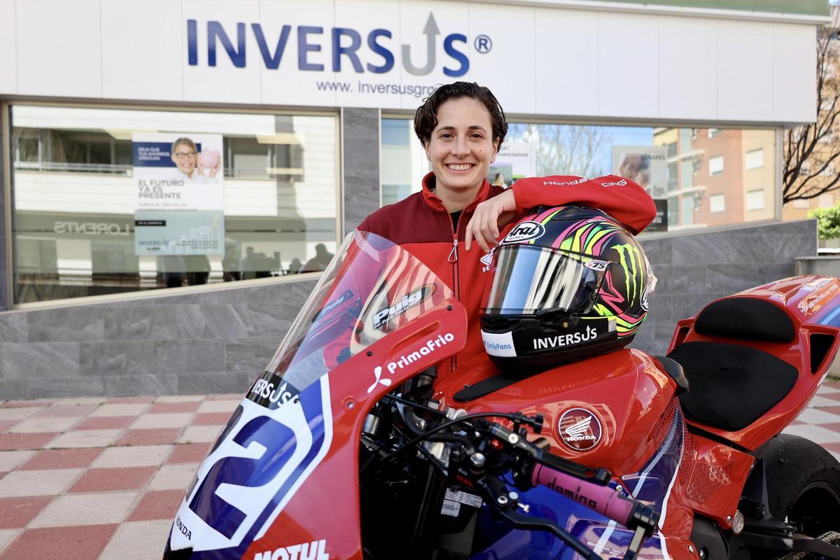 Ana Carrasco, en su presentación del acuerdo de patrocinio con Inversus