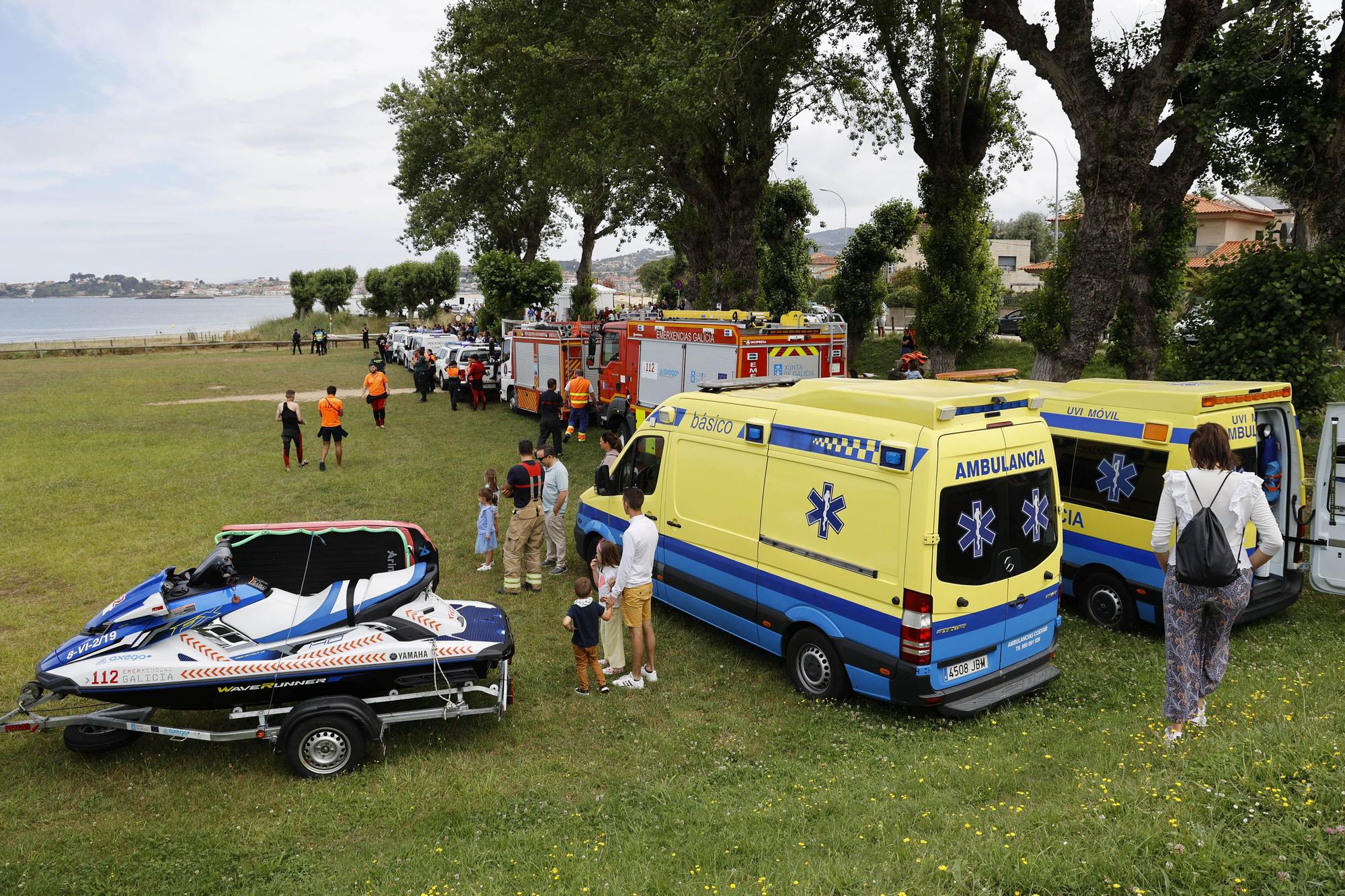 Así fue el rescate de película en Monteferro y Praia América