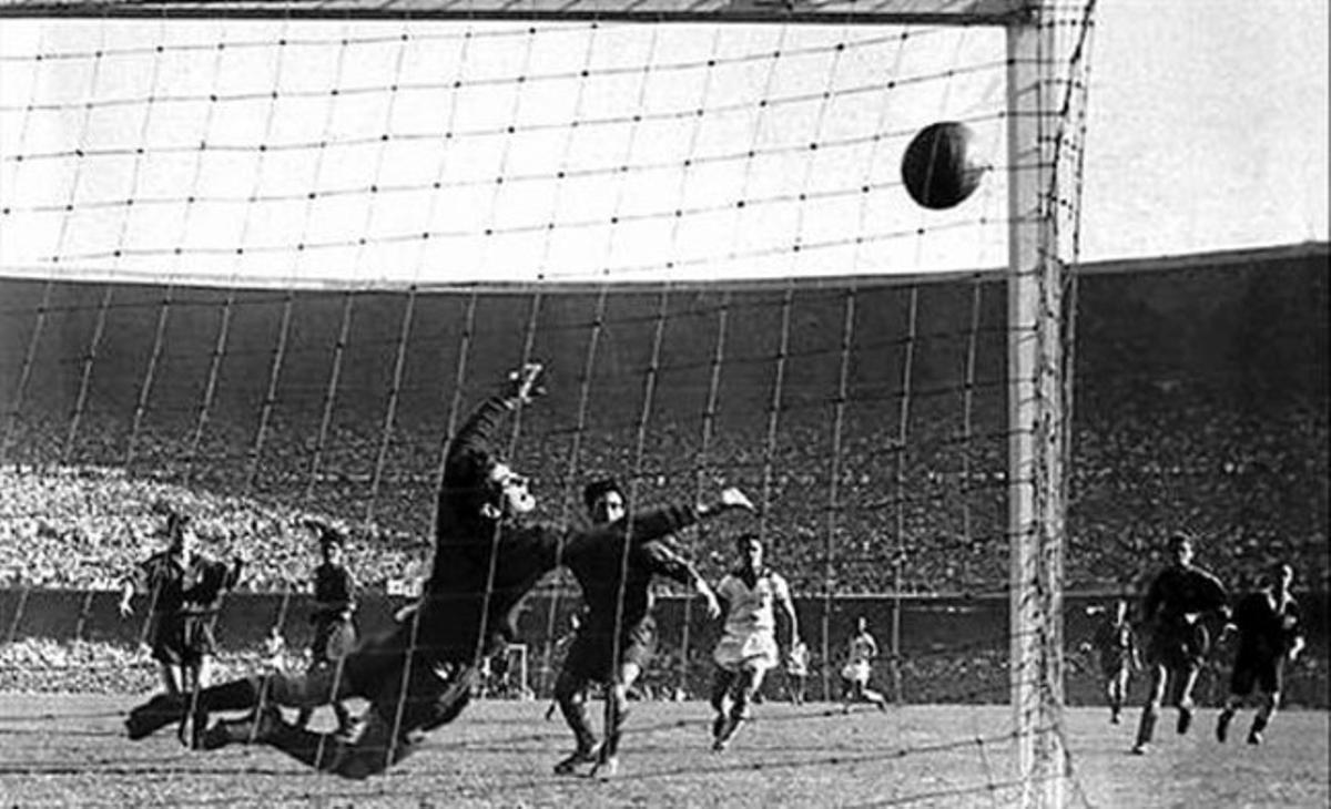 ’EL GAT DE MARACANÁ’Ramallets, al Brasil-Espanya del Mundial del 1950.