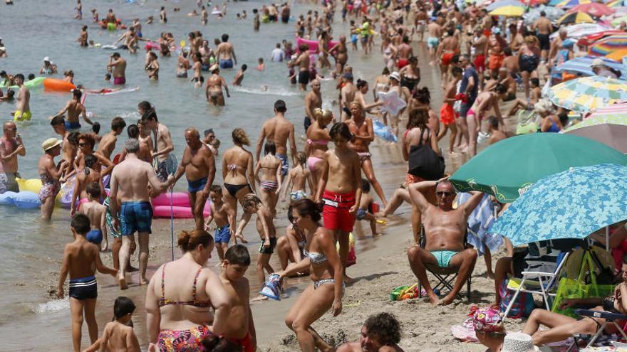 Imagen de la playa de Benidorm