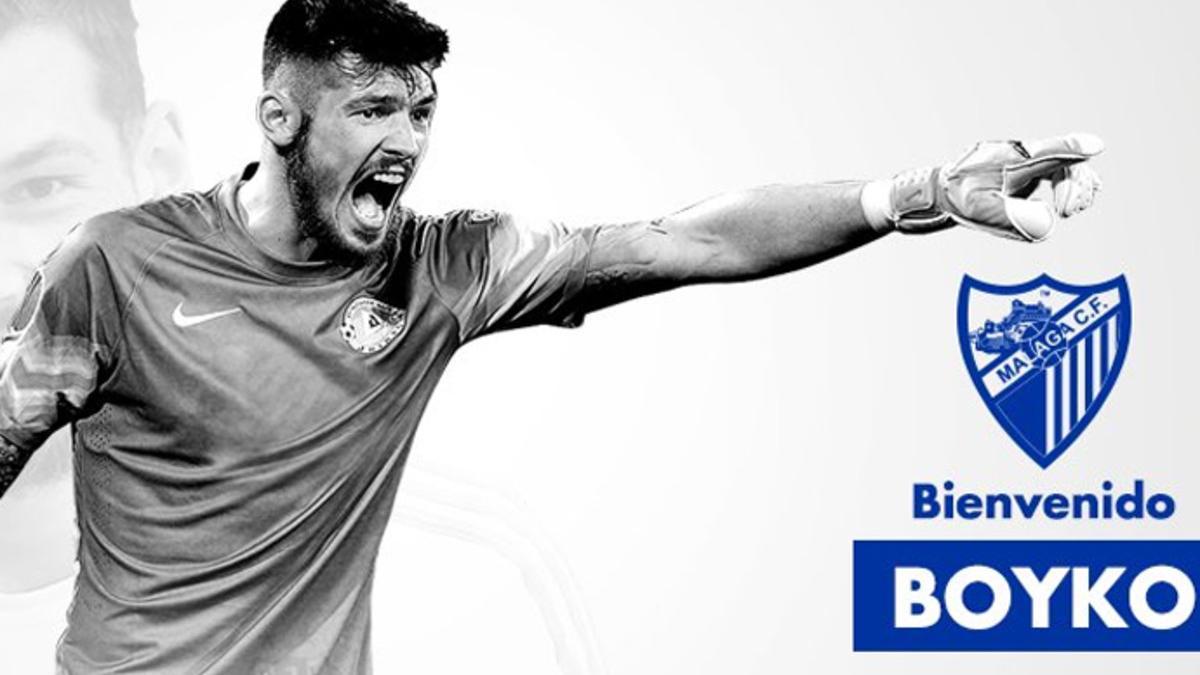 Boyko jugará en el Málaga