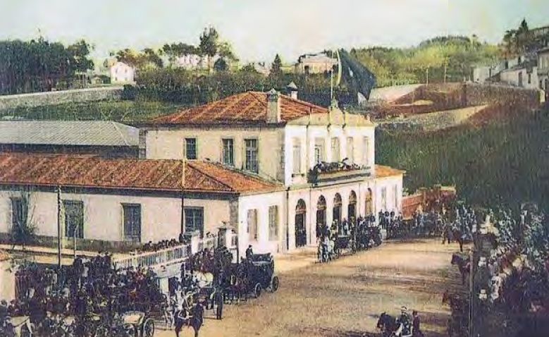 ¿Recuerdan la fachada de la original estación ferroviaria de Urzáiz?