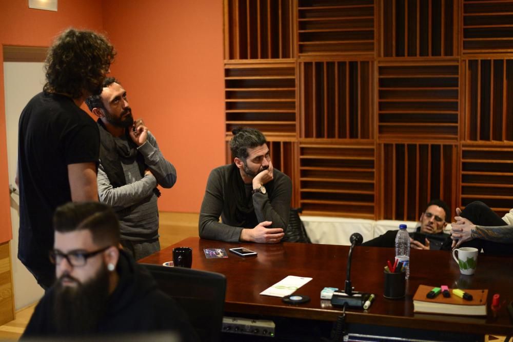 Depedro e Izal en los Estudios Mans de A Coruña