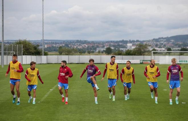 Las mejores imágenes del entrenamiento de hoy del Barça