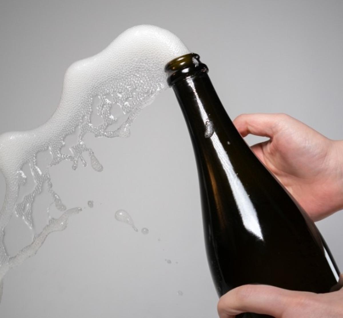 Una botella de Rias Baixas Espumoso.