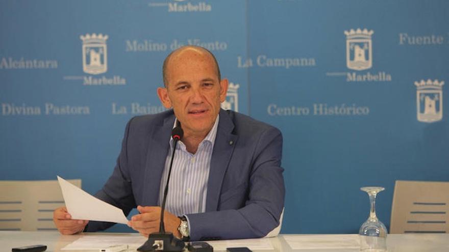 El concejal de Hacienda de Marbella, Manuel Osorio.