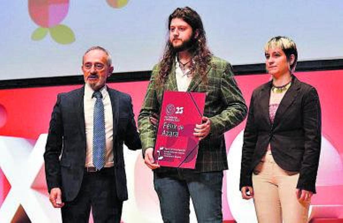 Andoni Alfaro y Marta Escuer, premio de investigación. | VERÓNICA LACASA