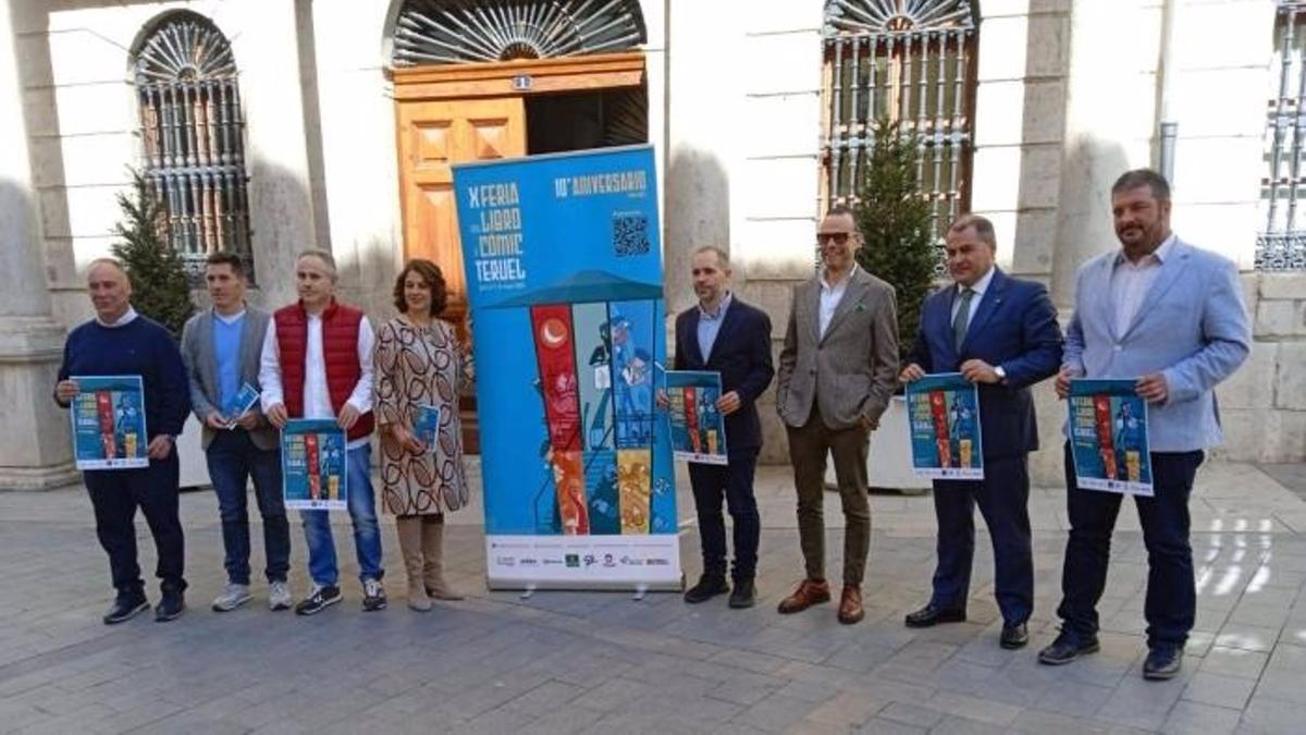 La Feria del Libro y el Cómic de Teruel se ha presentado este jueves.