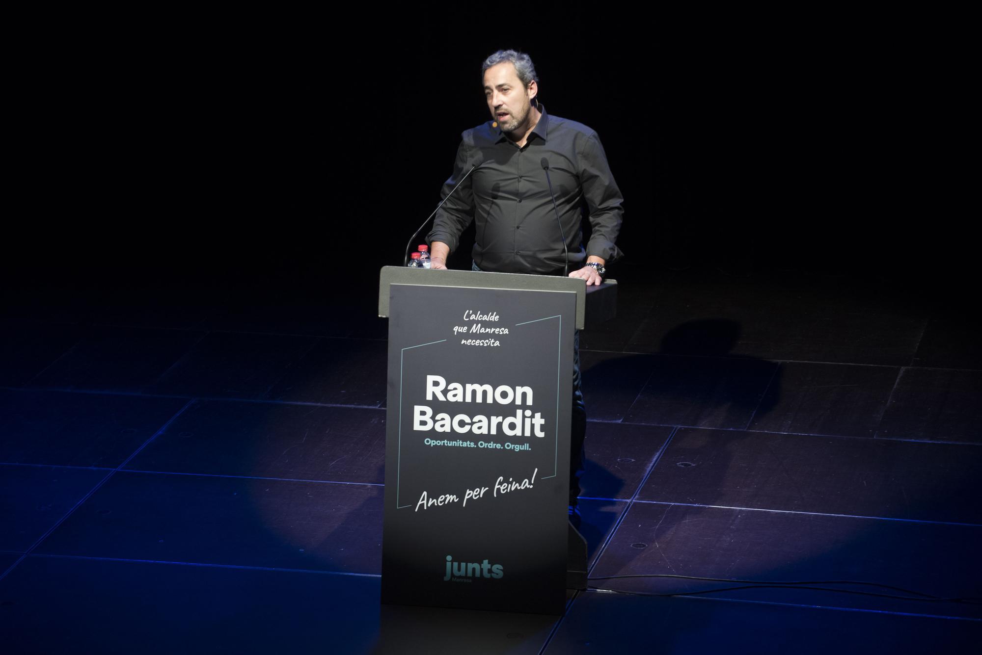 Ramon Bacardit presenta la seva candidatura al Kursaal de Manresa