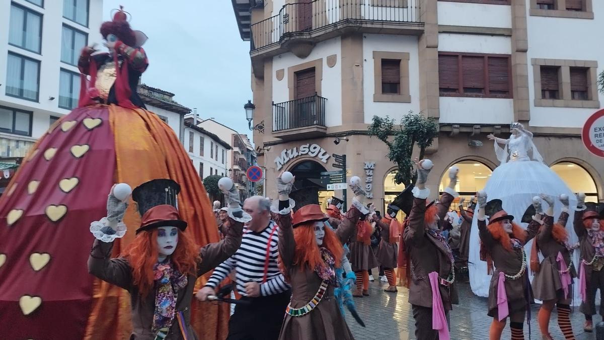 Un momento del desfile en una imagen de archivo