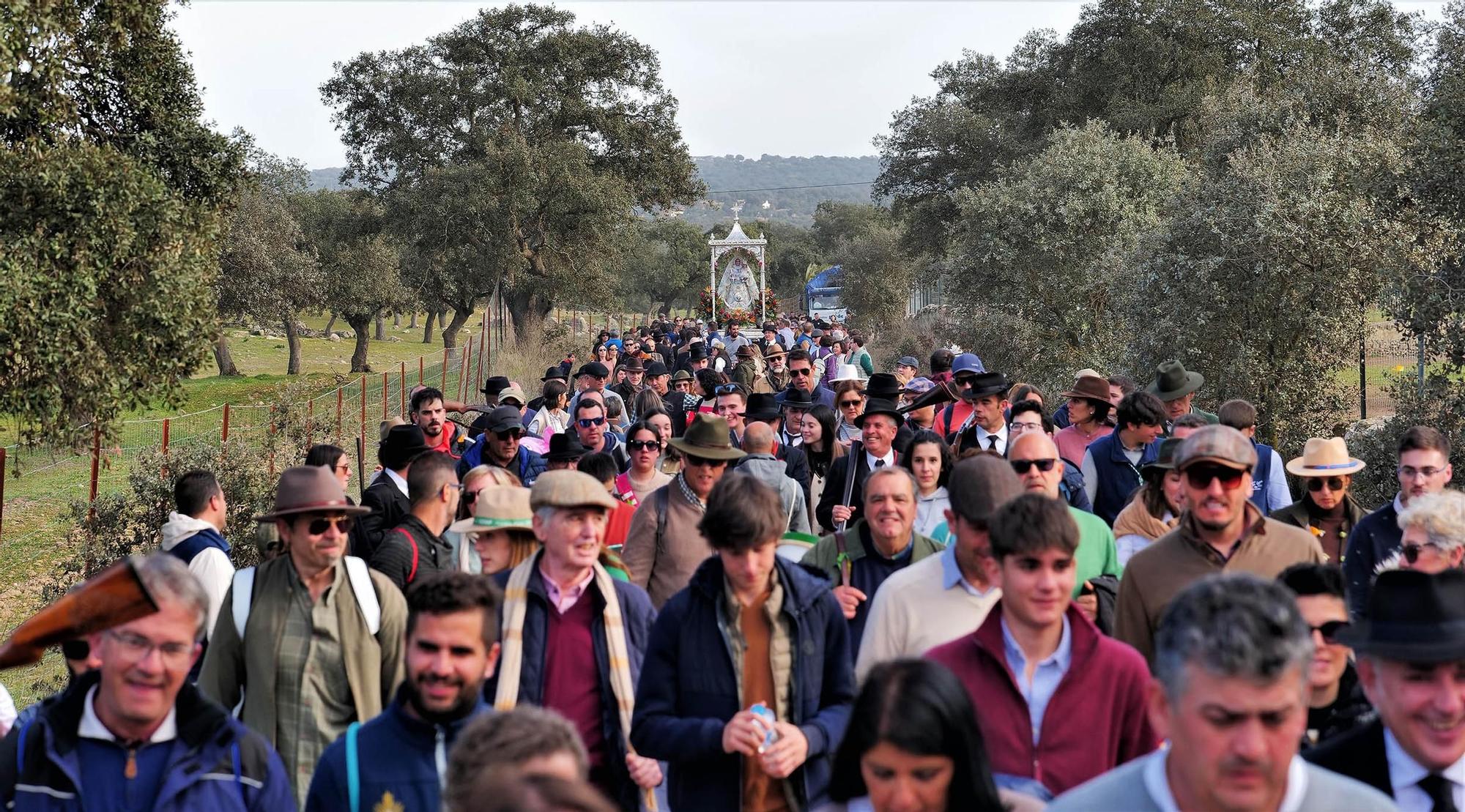 Pozoblanco vive la romería de traida de la Virgen de Luna