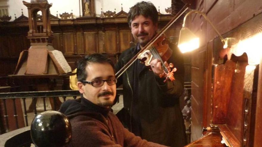 Sixto Castro y Moisés Álvarez participan en el concierto de Navidad.