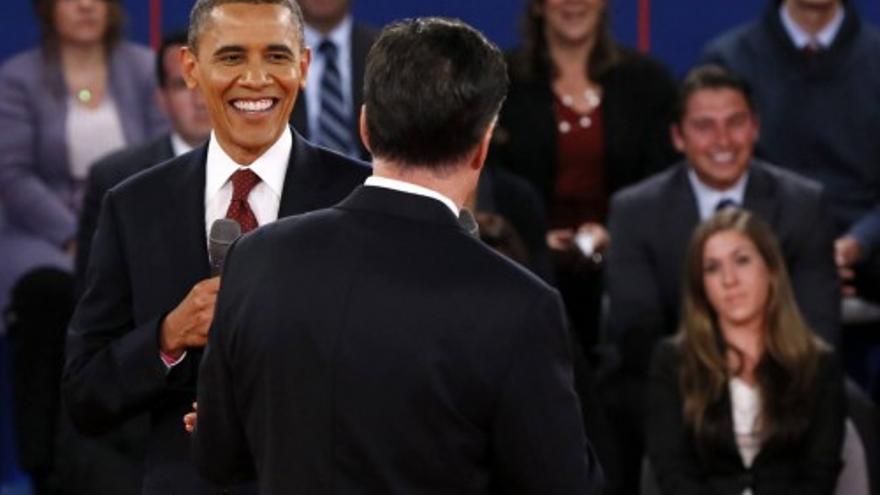 Segundo cara a cara entre Barack Obama y Mitt Romney