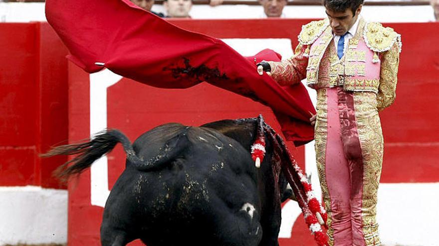 José Tomás, ayer en su reaparición santanderina.