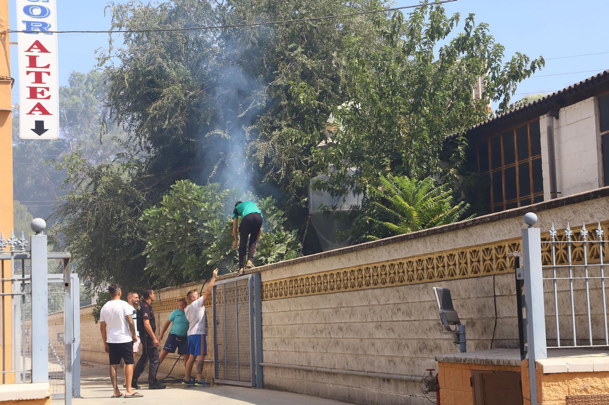 Las imágenes del incendio de la antigua Pérez Giménez