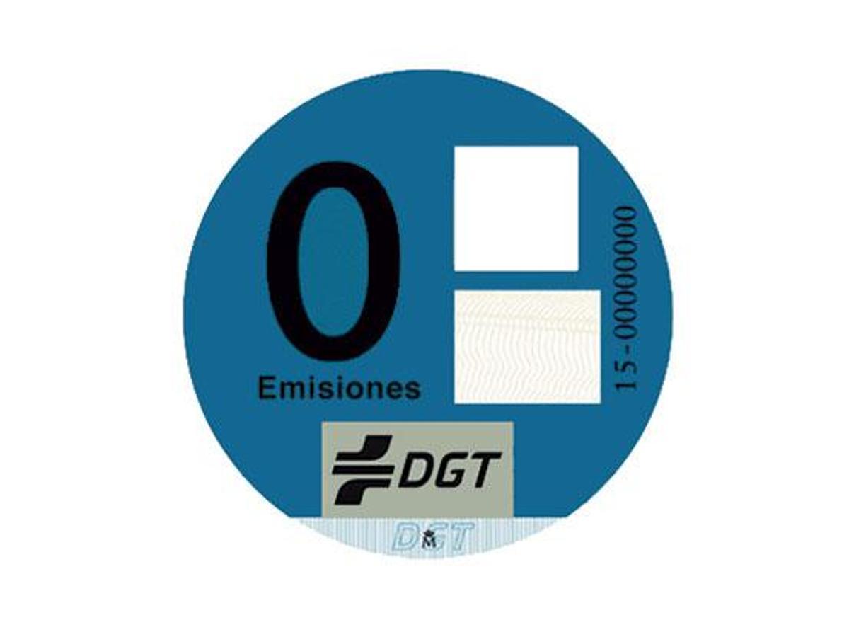 Distintivo '0 emisiones'