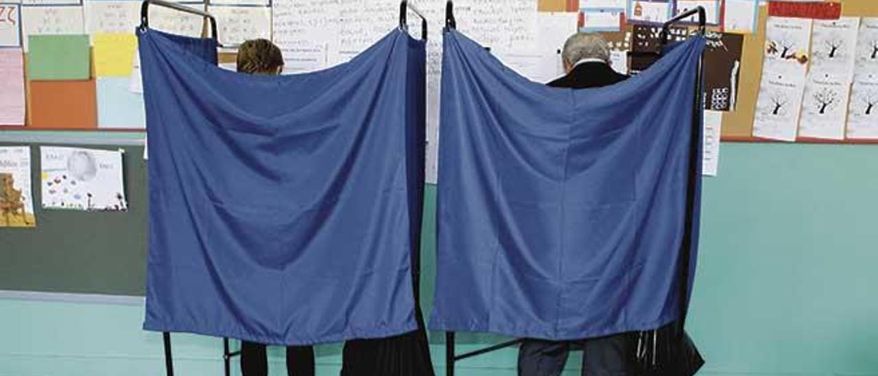 Votantes durante las Ãºltimas elecciones en Grecia.