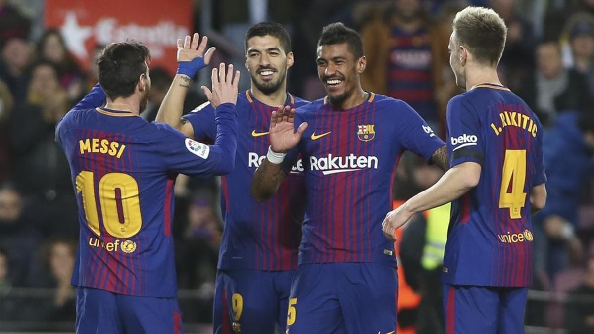 Messi, Suárez, Paulinho y Rakitic, internacionales con sus selecciones